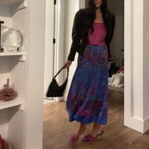 Vintage velvet chocolate brown blazer